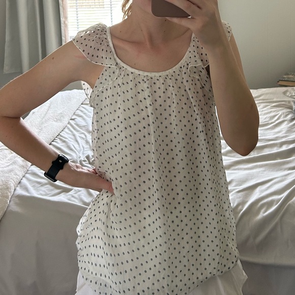 Luisa Ricci Flutter Sleeve Blouse - Picture 5 of 10